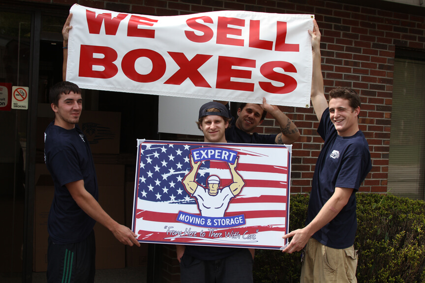 we sell boxes - expert moving & storage